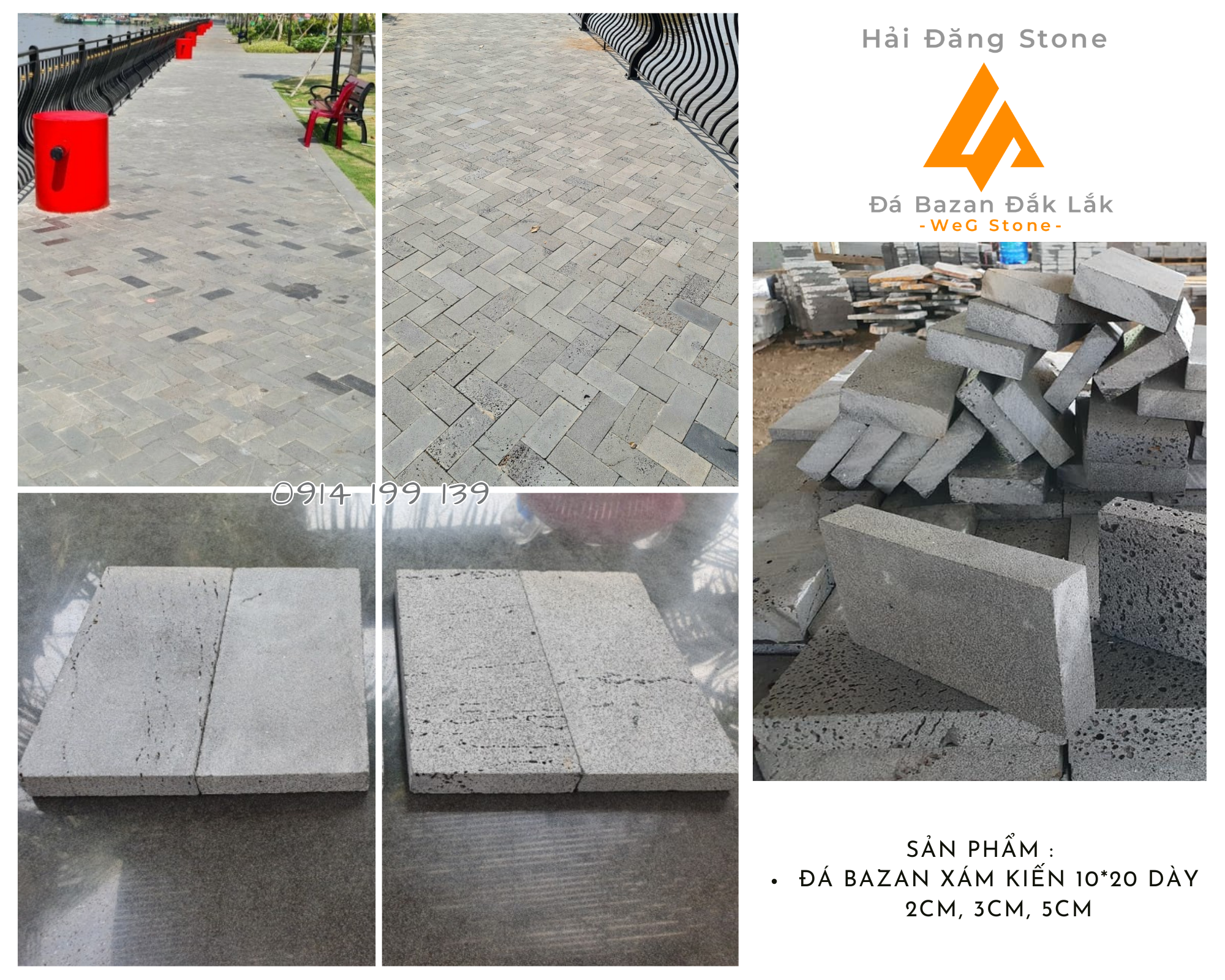 ĐÁ BAZAN XÁM KIẾN 100*200