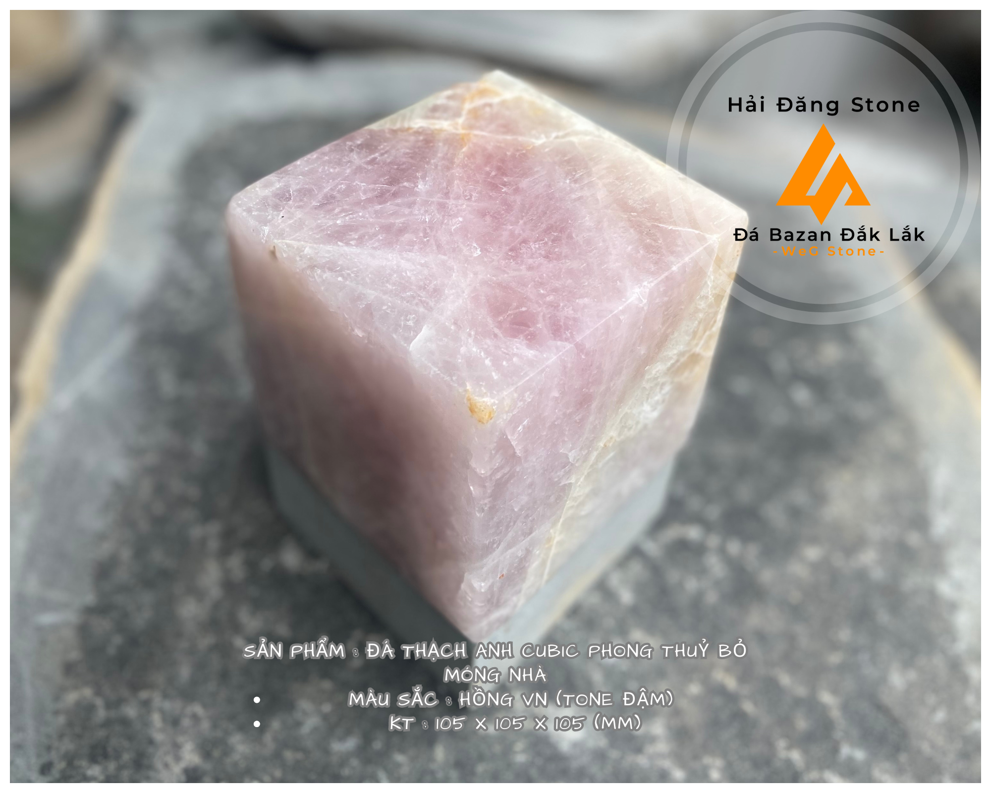 Đá thạch anh hồng Đắk Lắk