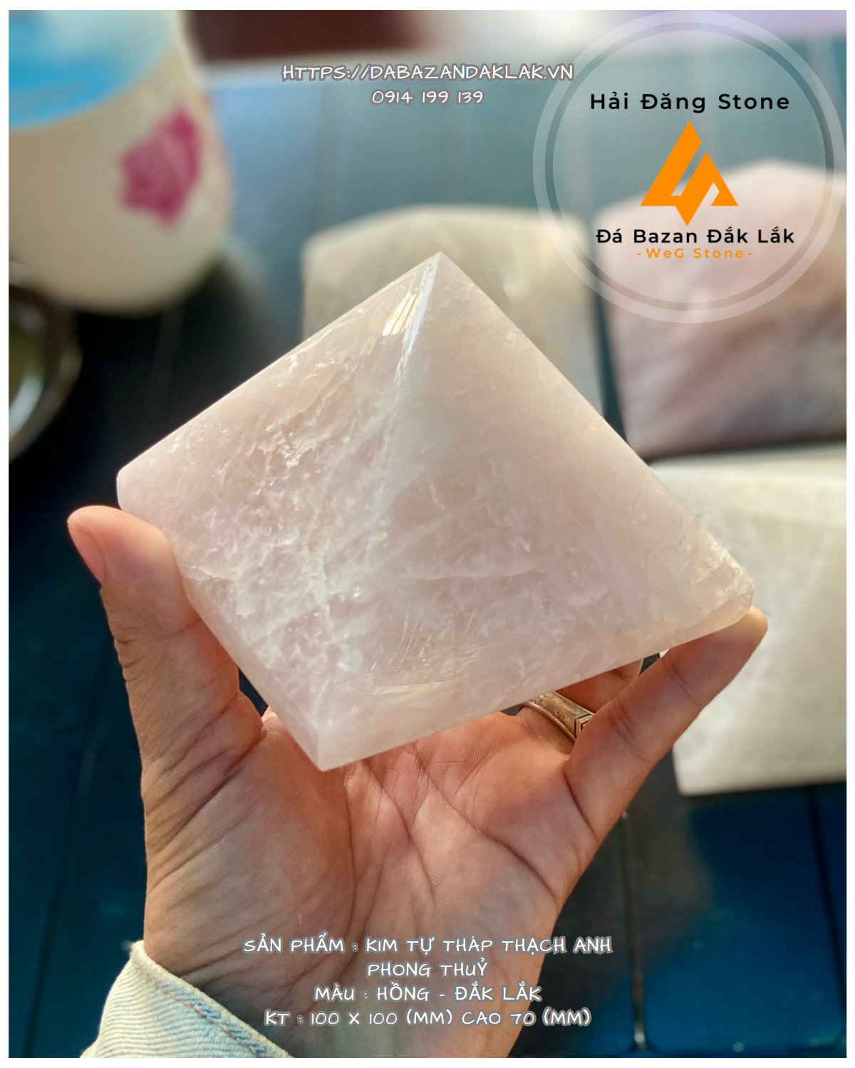 ĐÁ THẠCH ANH KIM TỰ THÁP