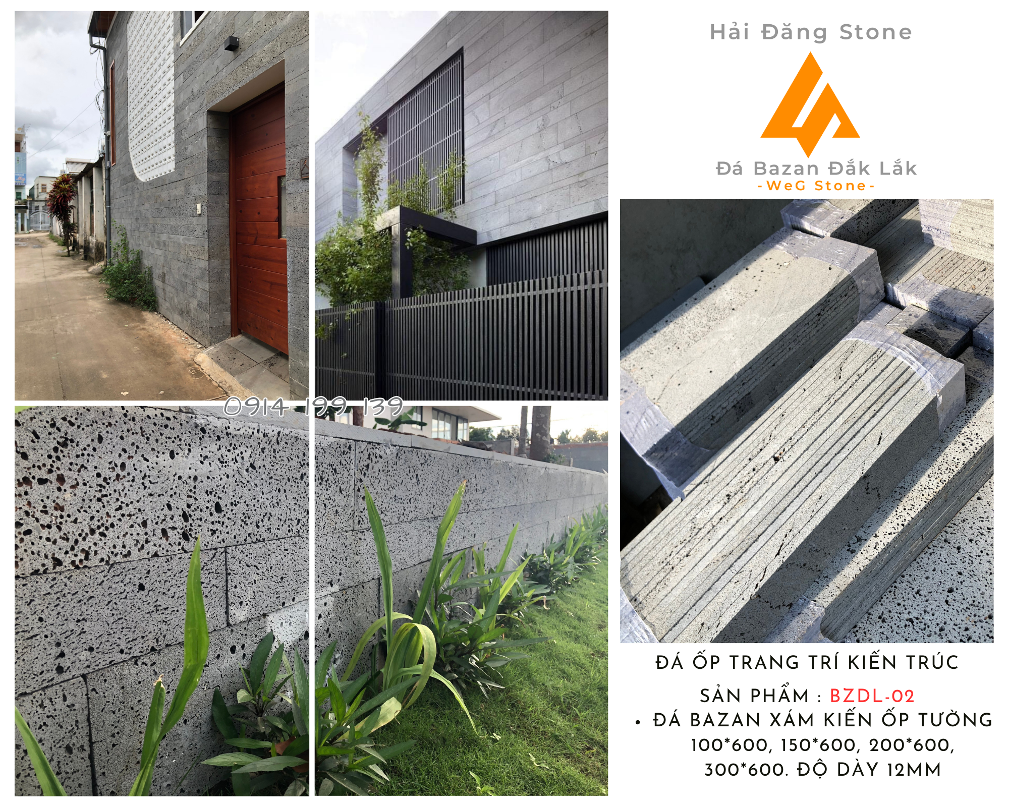 ĐÁ BAZAN ỐP TƯỜNG MẪU BZDL-02