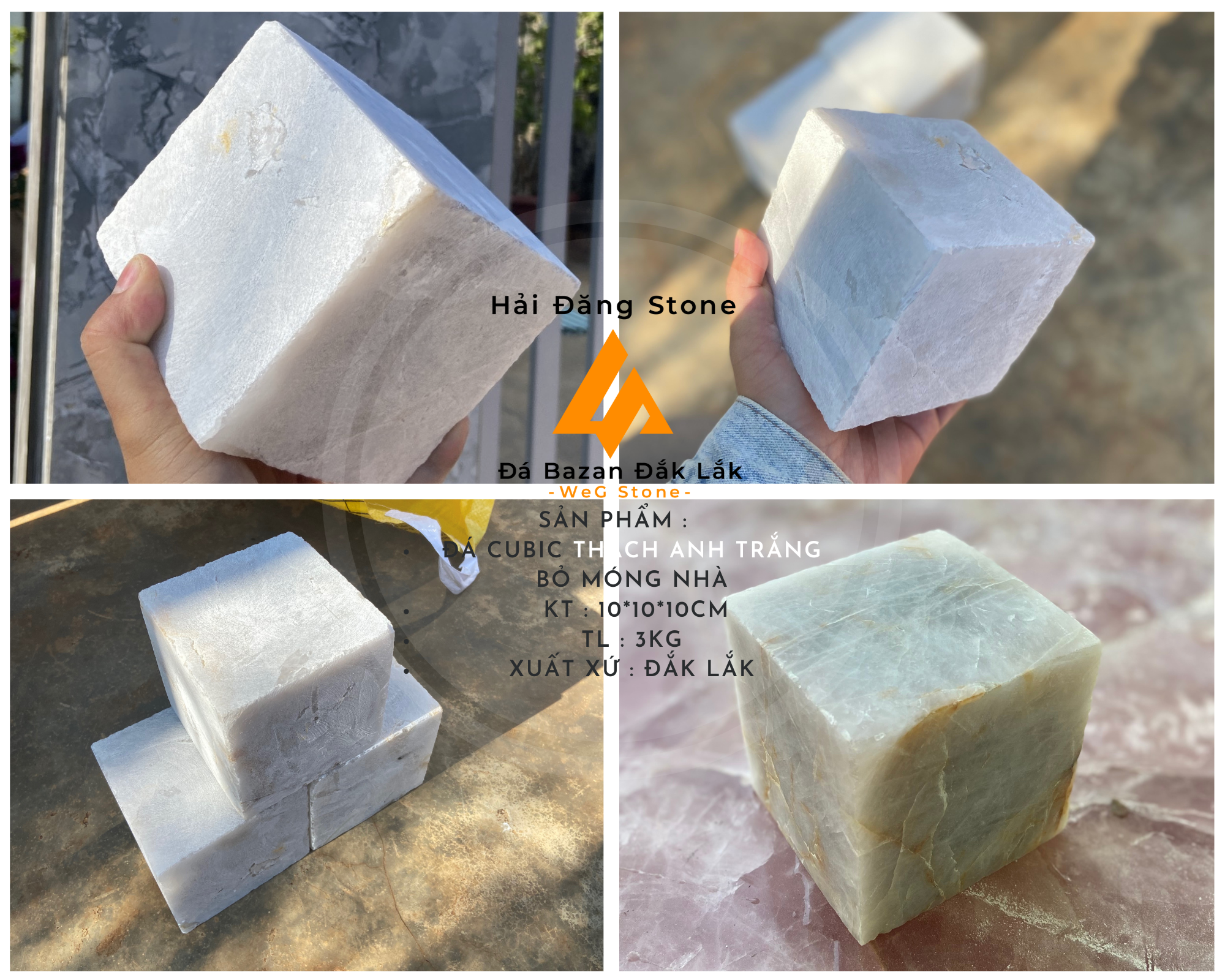 ĐÁ THẠCH ANH TRẮNG ĐẮK LẮK