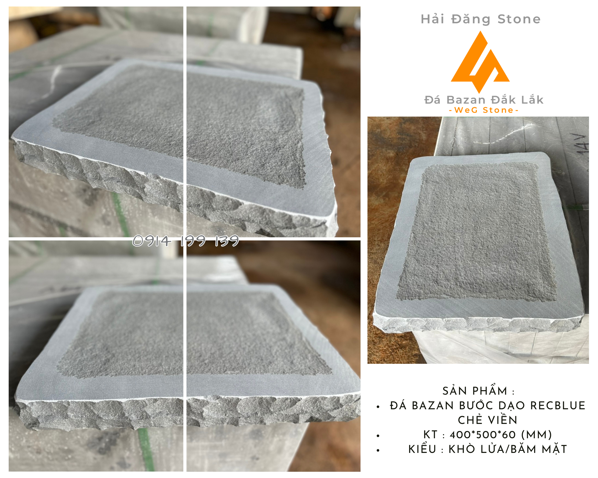 ĐÁ BAZAN BƯỚC DẠO RECBLUE