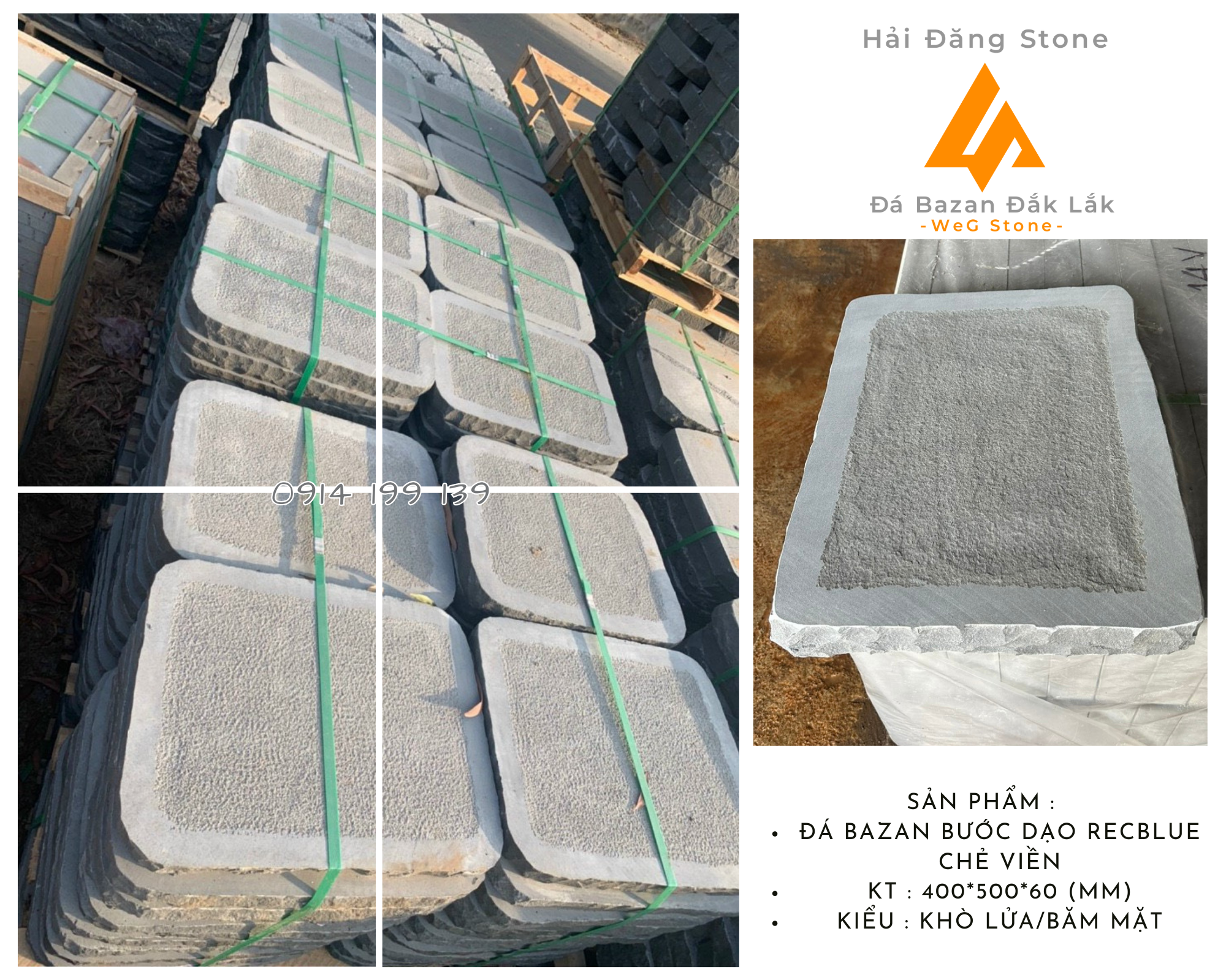 ĐÁ BAZAN BƯỚC DẠO RECBLUE
